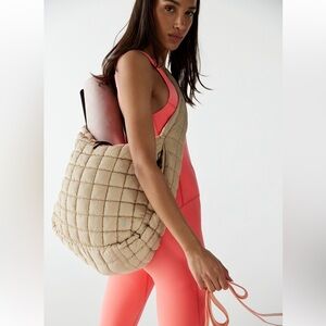 NWT Free People Quilt Carryall Bag
